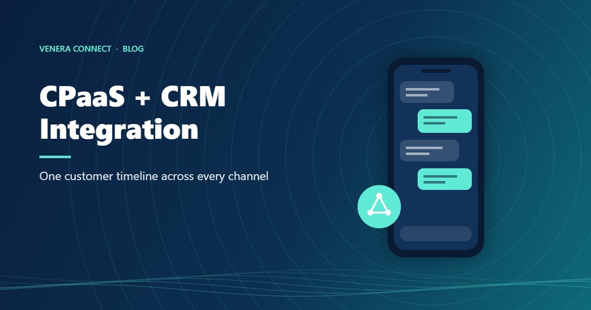 Connecting CPaaS to Your CRM and Helpdesk: Building a Single Customer Timeline Across Channels