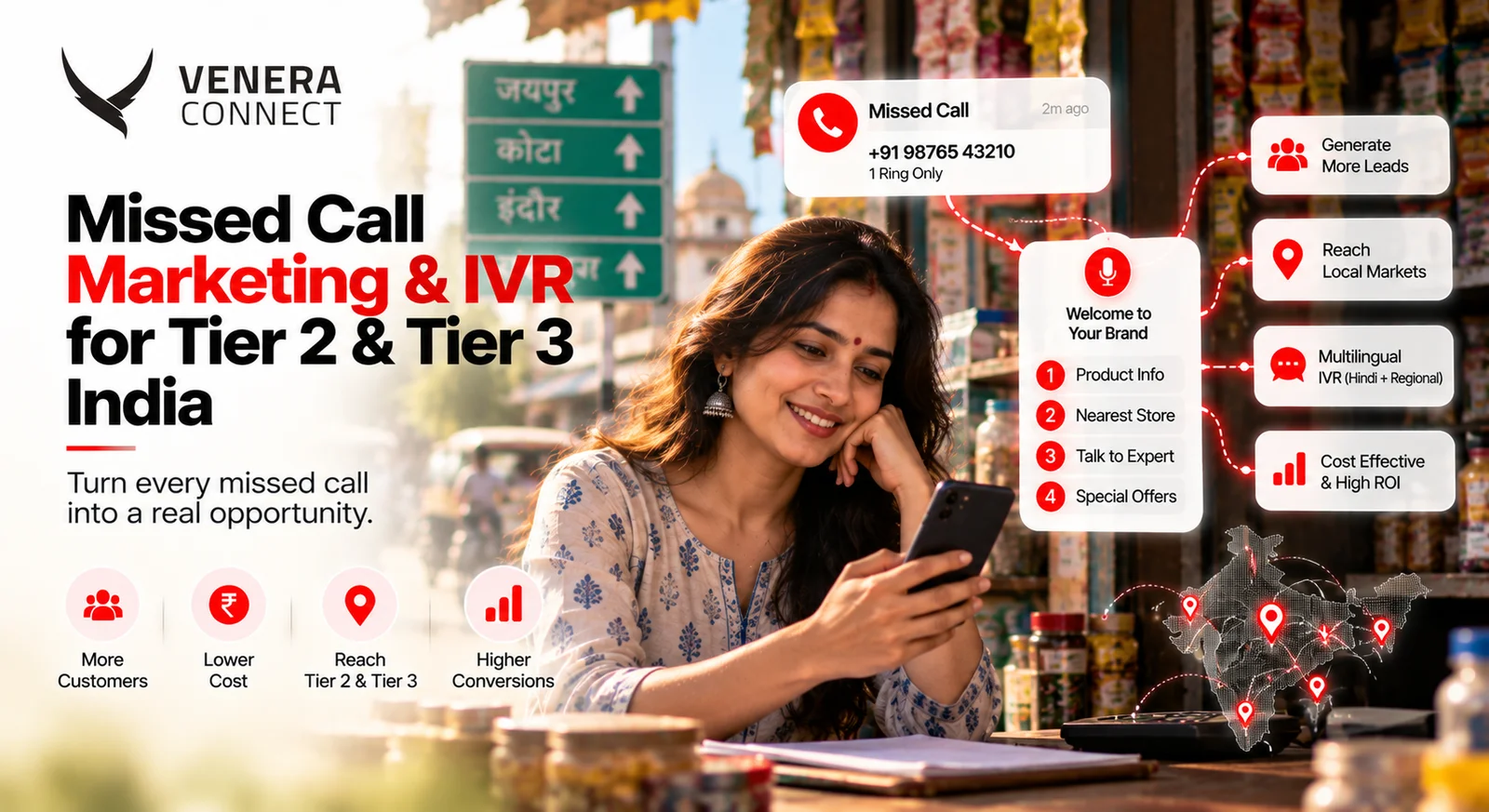 Missed Call Marketing and IVR Campaigns: Why They Still Work in Tier 2 and Tier 3 India