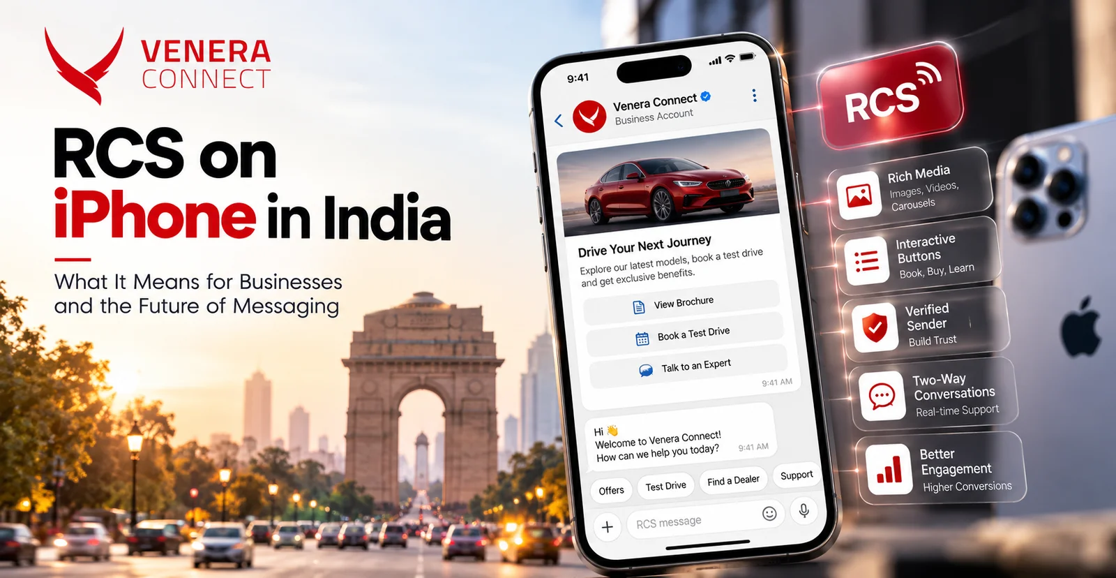 RCS Comes to iPhone in India: What Jio’s Rollout Means for Business Messaging