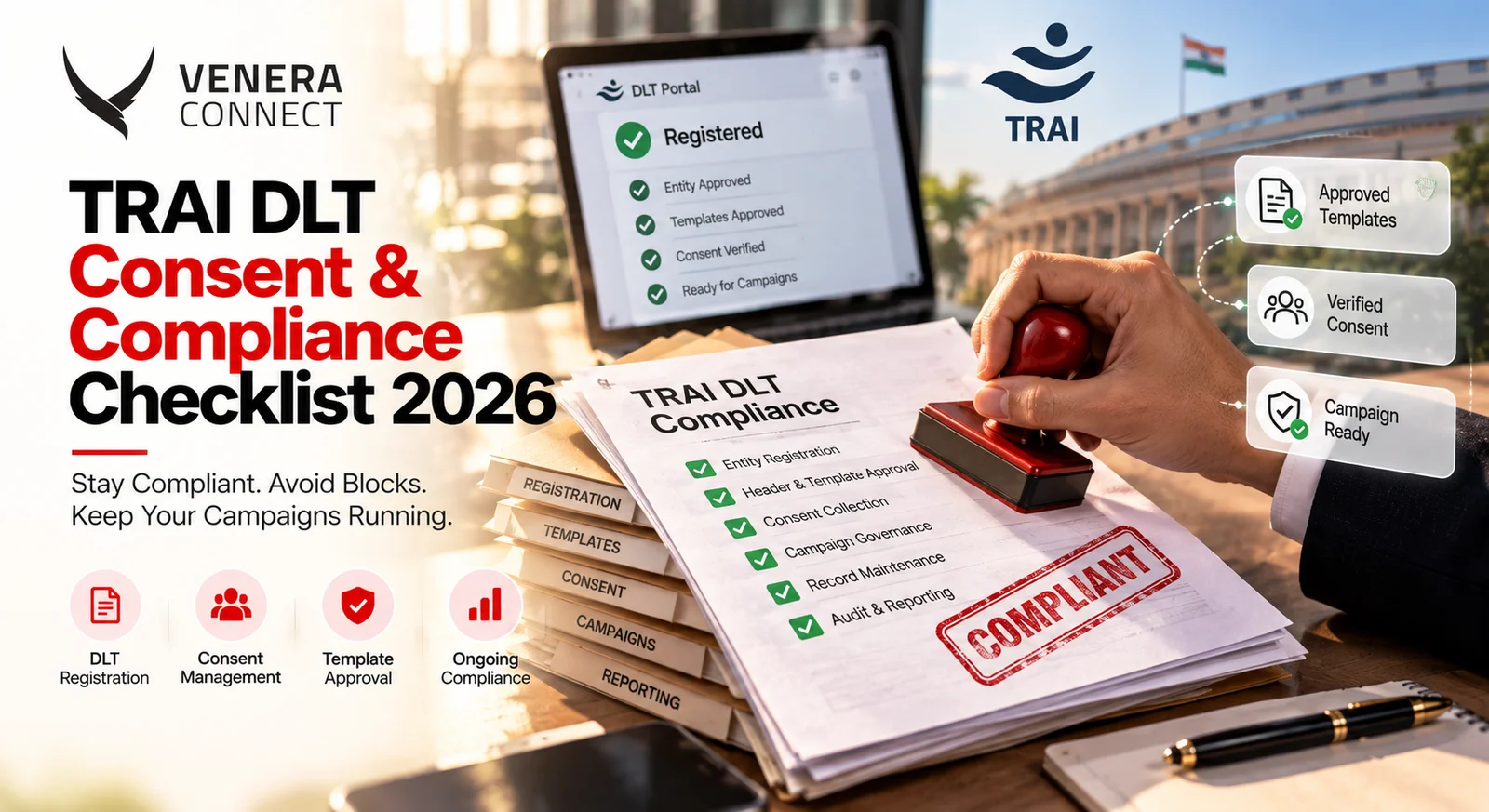 TRAI’s DLT and Consent Rules in 2026: A Compliance Checklist for Business Messaging
